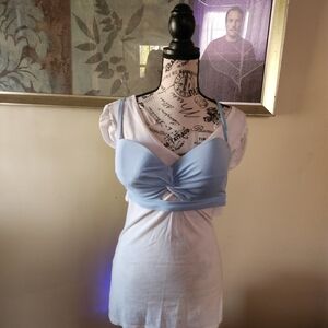 Shade & Shore Light Blue Bikini Top